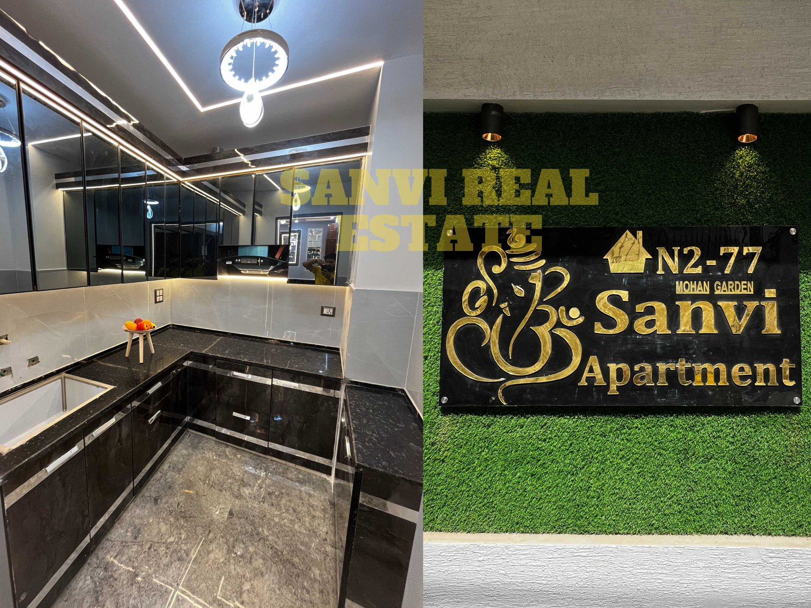 Fully Furnished L-Type Corner 3 BHK Flat in Uttam Nagar By Sanvi Real Estate