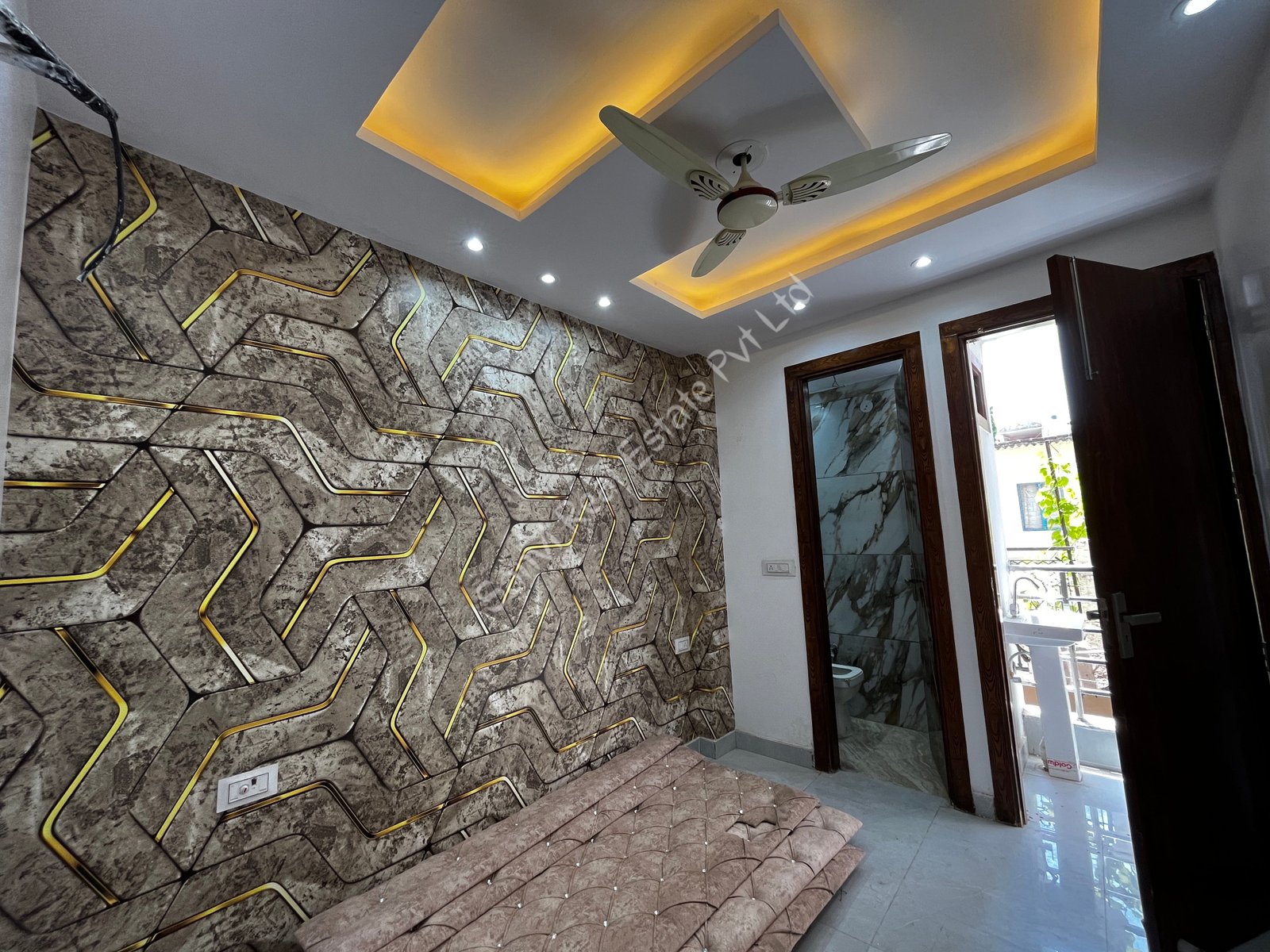 Sunlit 2 BHK Flat in Dwarka Mor with Open Front View | Well Designed Dwarka Mor Flats for Sale