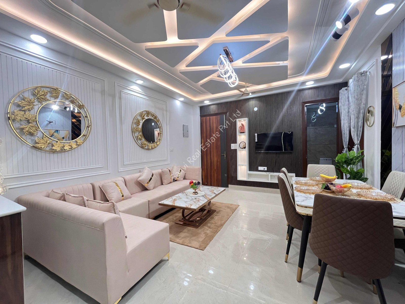 L Type Corner 4 BHK Flat in Dwarka Mor | 2 Side Open 4 BHK Property in Uttam Nagar | M-Sanvi Real Estate