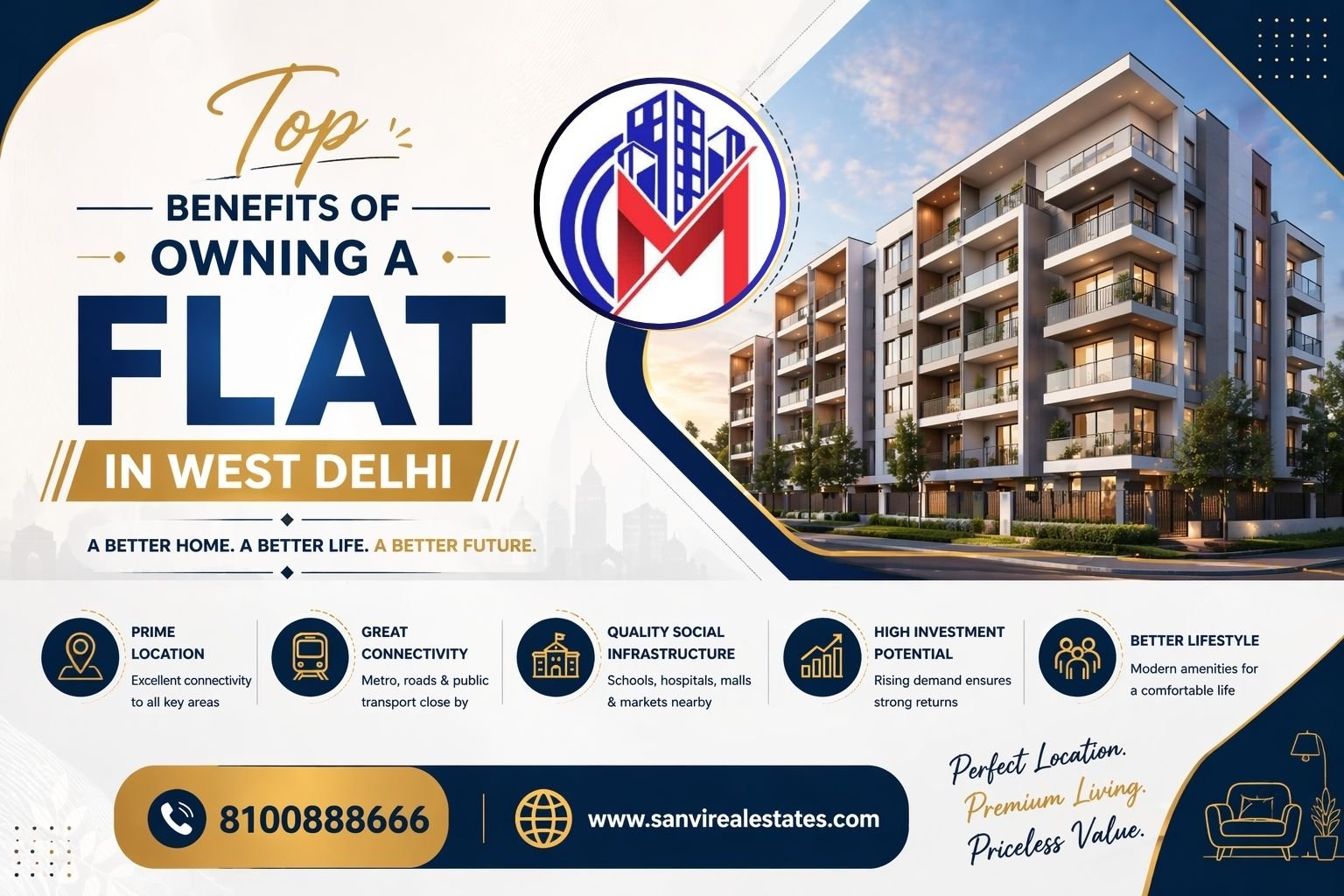 Top Benefits of Owning a Flat in West Delhi