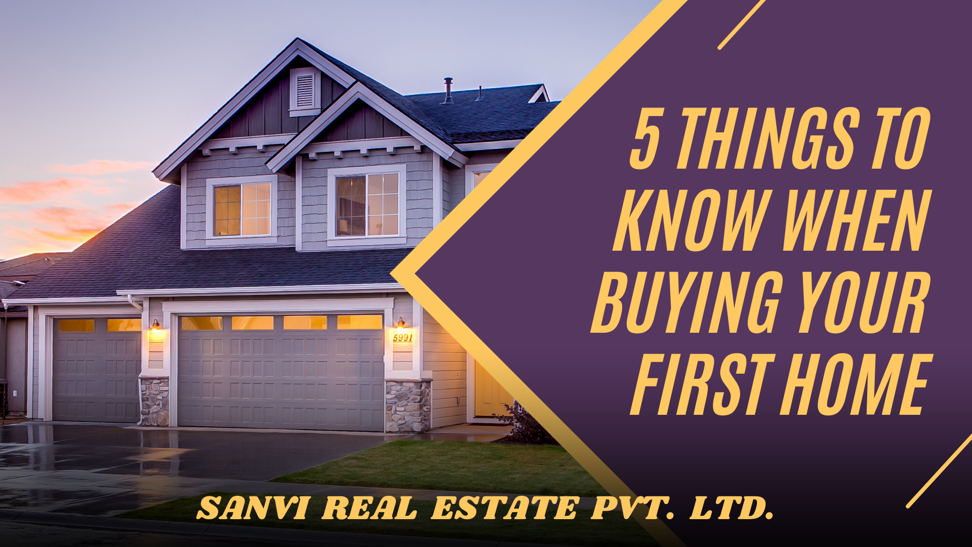 What To Know When Buying Your First House