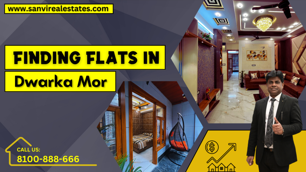 Spacious and Stylish: 3 BHK Flat in Dwarka Mor, Delhi | M-Sanvi Real Estate
