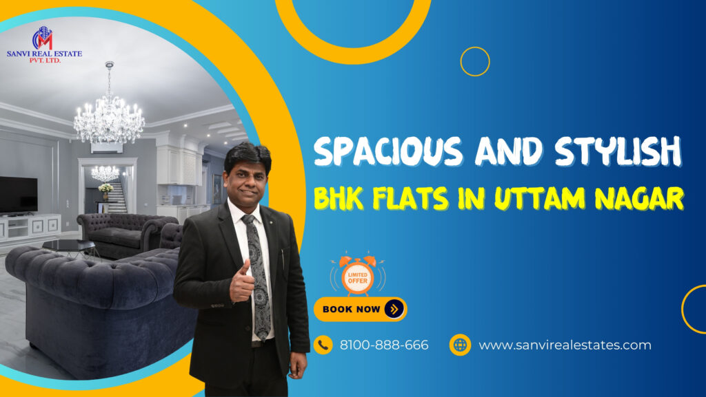 Spacious and Stylish: 3 BHK Flats in Uttam Nagar, Delhi | Flats for Sale
