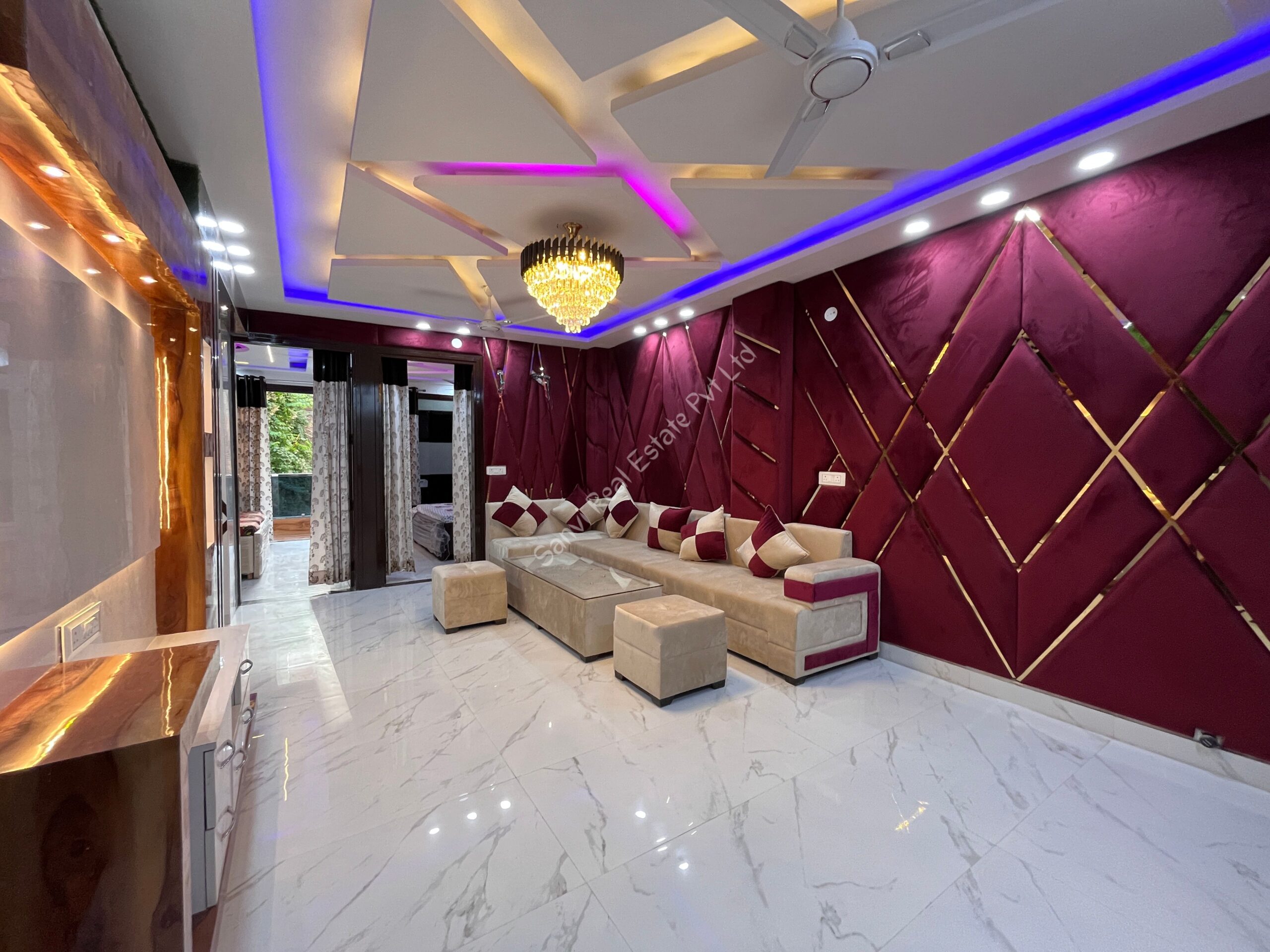 3 BHK Luxurious Fully Furnished Flat in Uttam Nagar | Property on sale in Dwarka Mor | M-Sanvi Real Estate