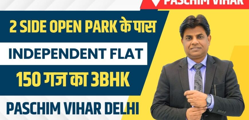 3 BHK Spacious Flat in Paschim Vihar with Lift & Car Parking Facilities